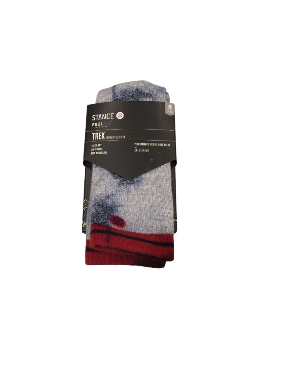 Stance Trek Thunder Valley Trek Feel 360* Men’s Crew Socks Medium 6-8.5